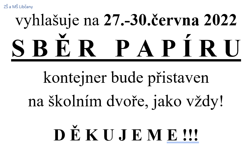 ZŠ Libčany - Sběr papíru 27.-29.6.2022.png